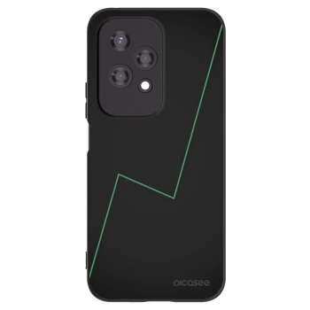 Picasee silikonowe czarne etui na Honor 200 Lite - Consistency