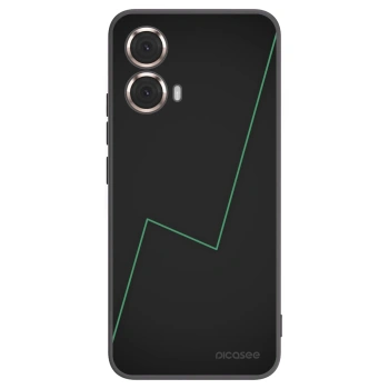 Picasee silikonowe czarne etui na Motorola Moto G85 - Consistency