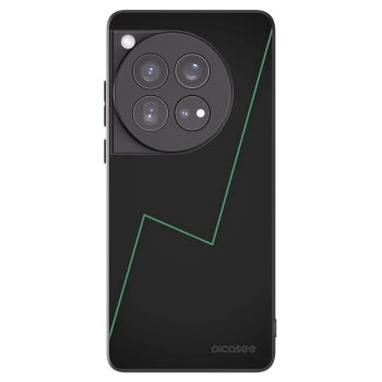 Picasee silikonowe czarne etui na OnePlus 12 5G - Consistency