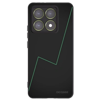 Picasee silikonowe czarne etui na Xiaomi 14T - Consistency
