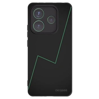 Picasee silikonowe czarne etui na Xiaomi Redmi Note 14 5G - Consistency