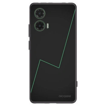 Picasee silikonowe czarne etui na Motorola Moto G35 5G - Consistency