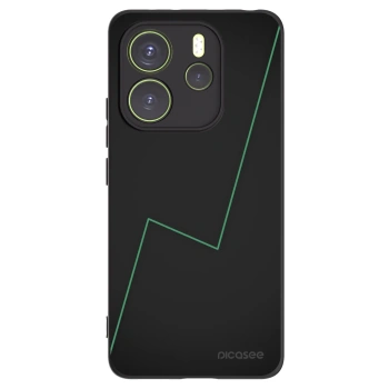Picasee silikonowe czarne etui na Xiaomi Redmi Note 14 4G - Consistency