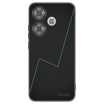 Picasee silikonowe czarne etui na Xiaomi Poco F6 - Consistency
