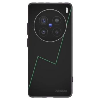 Picasee silikonowe czarne etui na Vivo X200 Pro - Consistency