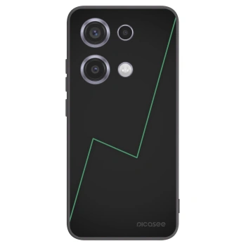 Picasee silikonowe czarne etui na Xiaomi Redmi Note 14S - Consistency