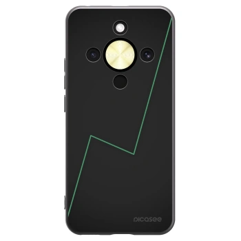 Picasee silikonowe czarne etui na Honor Magic8 Lite 5G - Consistency
