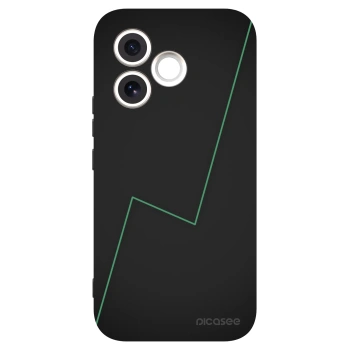 Picasee silikonowe czarne etui na Honor 600 Lite - Consistency