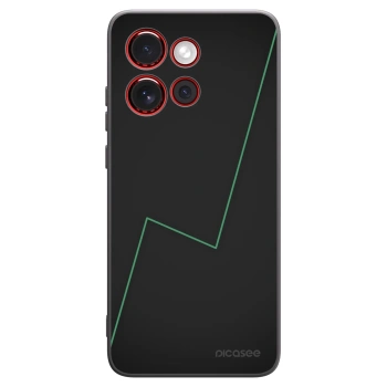 Picasee silikonowe czarne etui na Motorola Edge 60 Neo 5G - Consistency