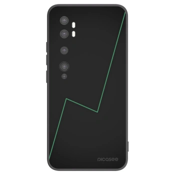Picasee silikonowe czarne etui na Xiaomi Mi Note 10 (Pro) - Consistency