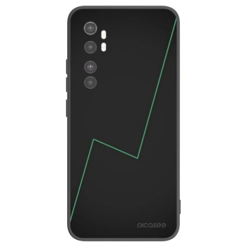 Picasee silikonowe czarne etui na Xiaomi Mi Note 10 Lite - Consistency