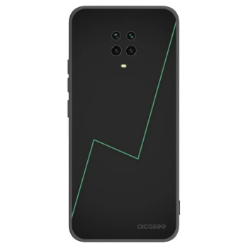Picasee silikonowe czarne etui na Xiaomi Redmi Note 9S - Consistency