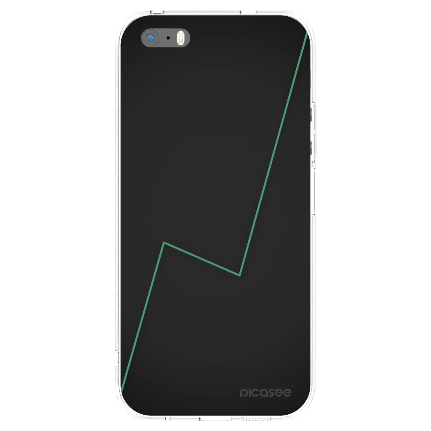 Picasee silikonowe przeźroczyste etui na Apple iPhone 5/5S/SE - Consistency