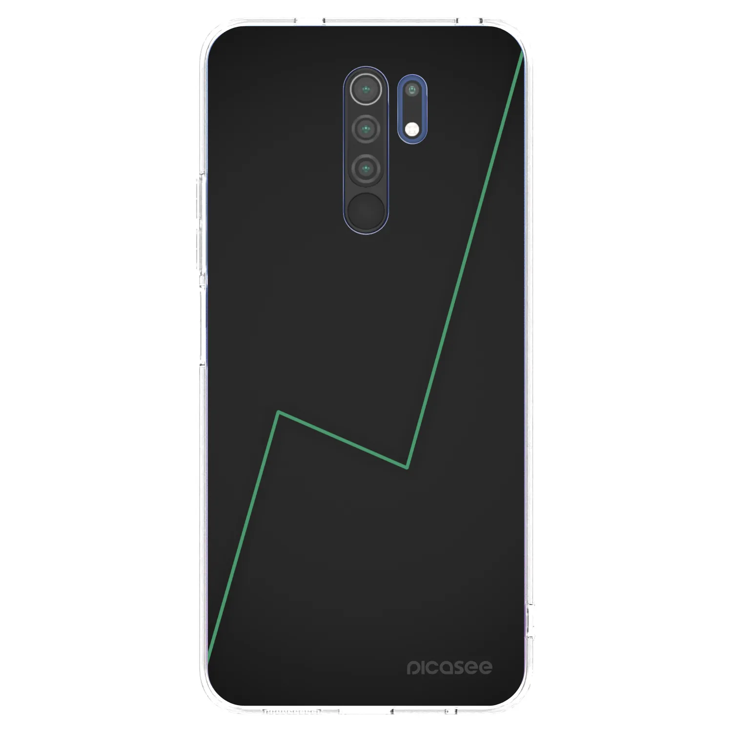 Picasee silikonowe przeźroczyste etui na Xiaomi Redmi 9 - Consistency