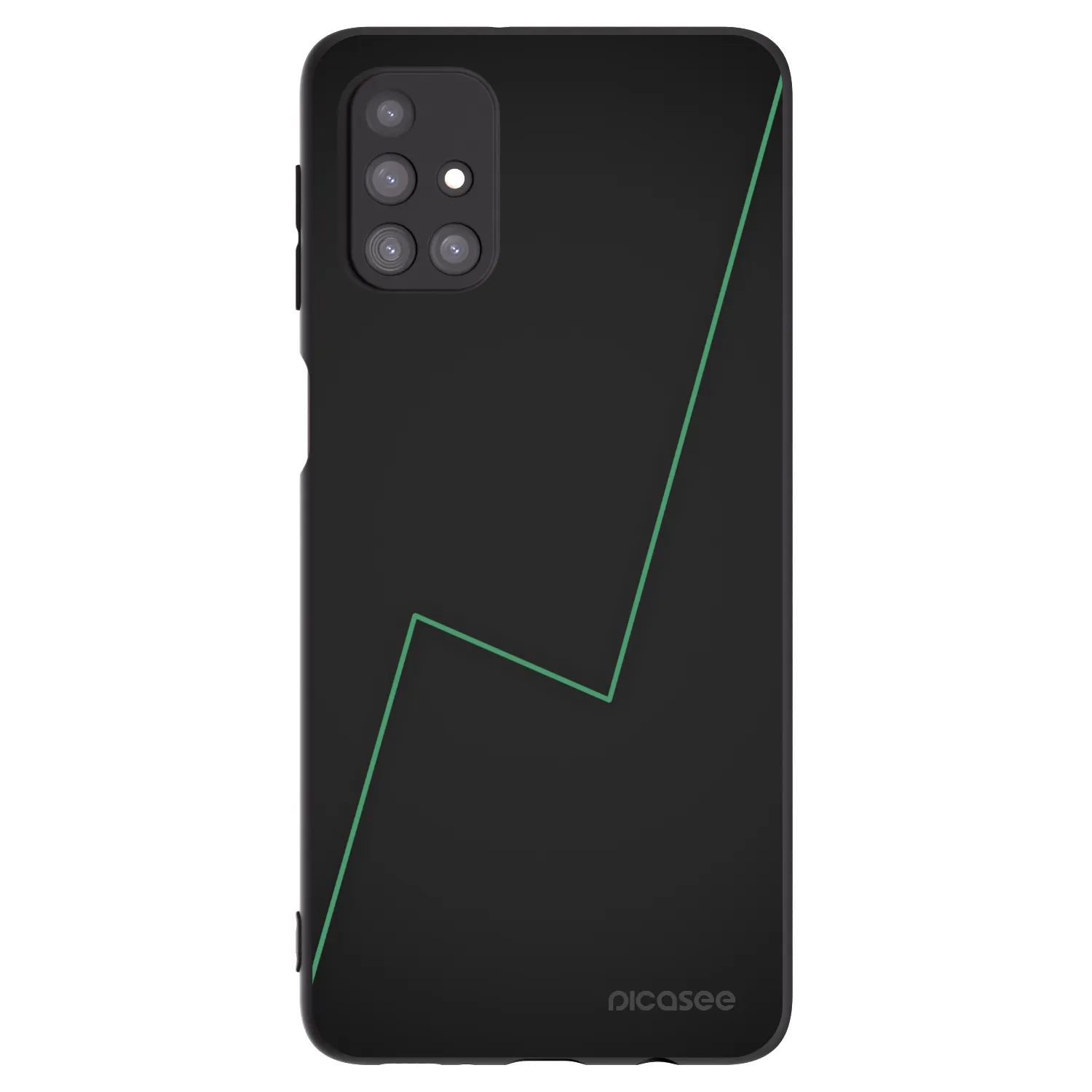 Picasee silikonowe czarne etui na Samsung Galaxy M31s - Consistency