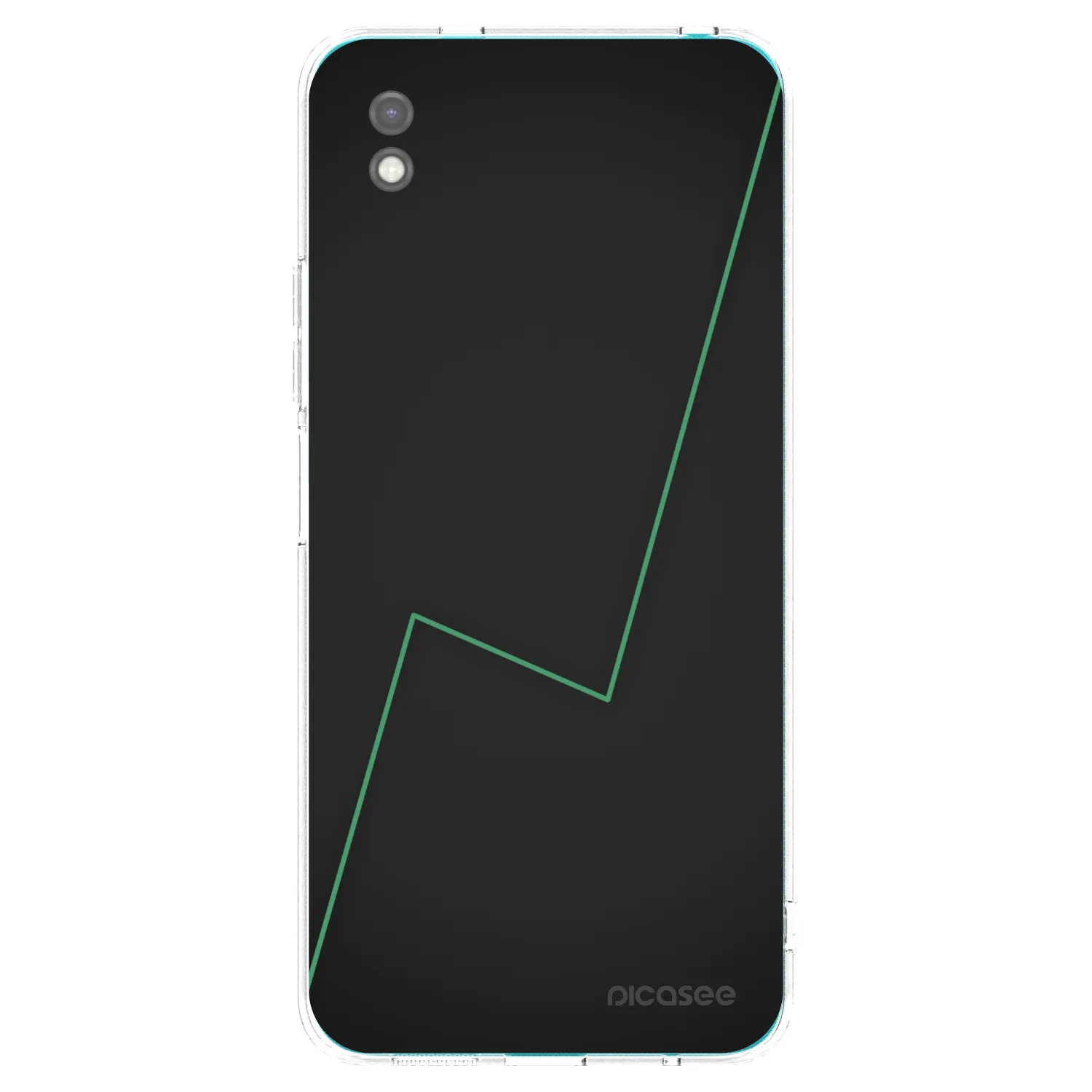 Picasee silikonowe czarne etui na Xiaomi Redmi 9A - Consistency