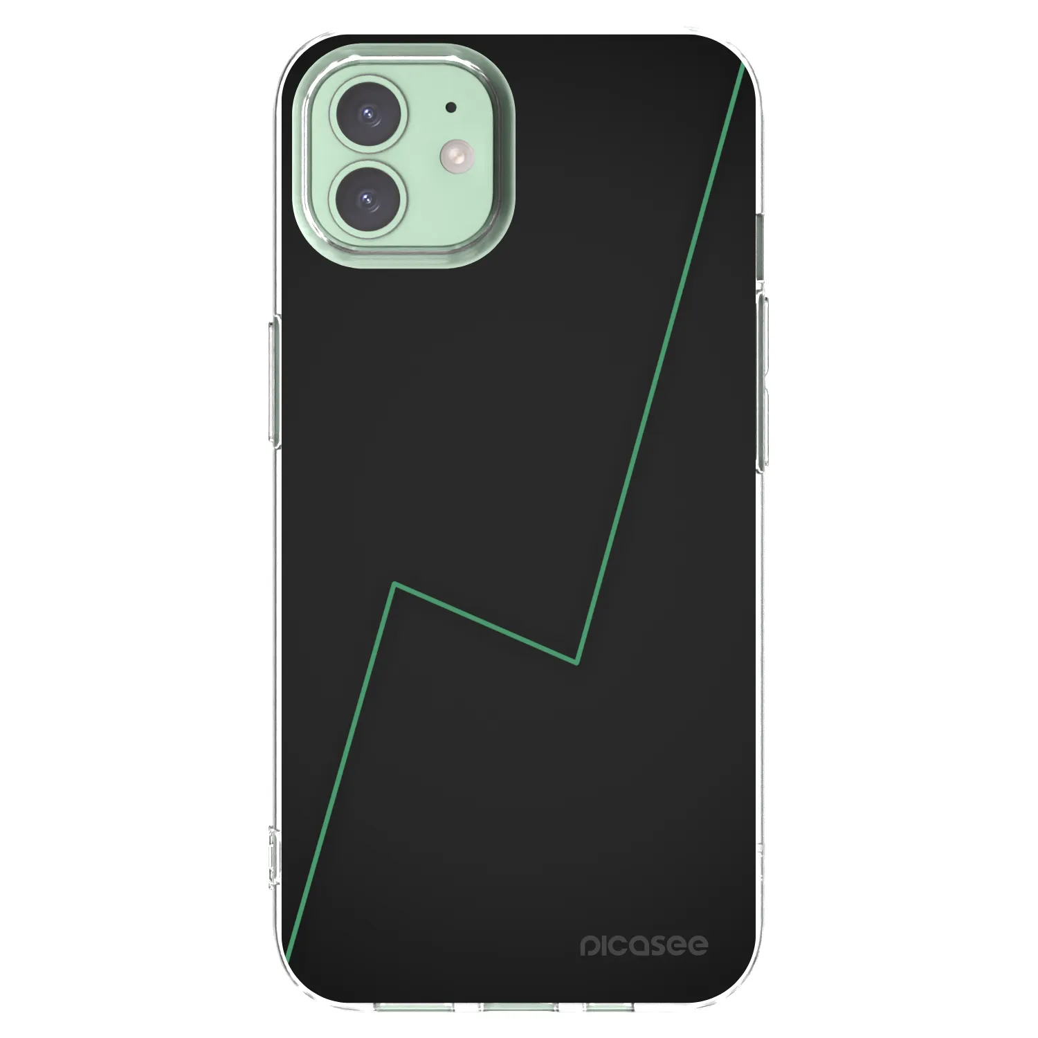 Picasee silikonowe przeźroczyste etui na Apple iPhone 12 - Consistency