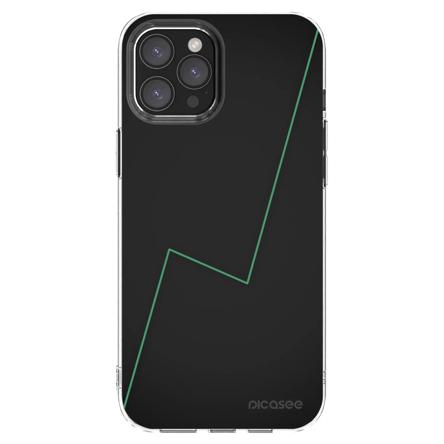 Picasee silikonowe przeźroczyste etui na Apple iPhone 12 Pro Max - Consistency