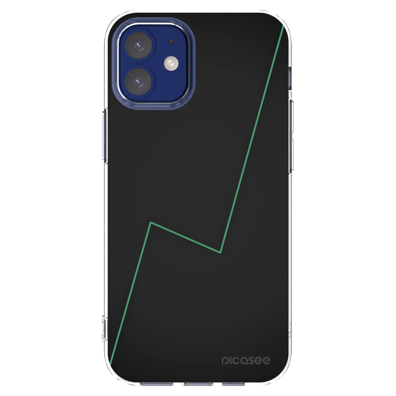 Picasee silikonowe przeźroczyste etui na Apple iPhone 12 mini - Consistency