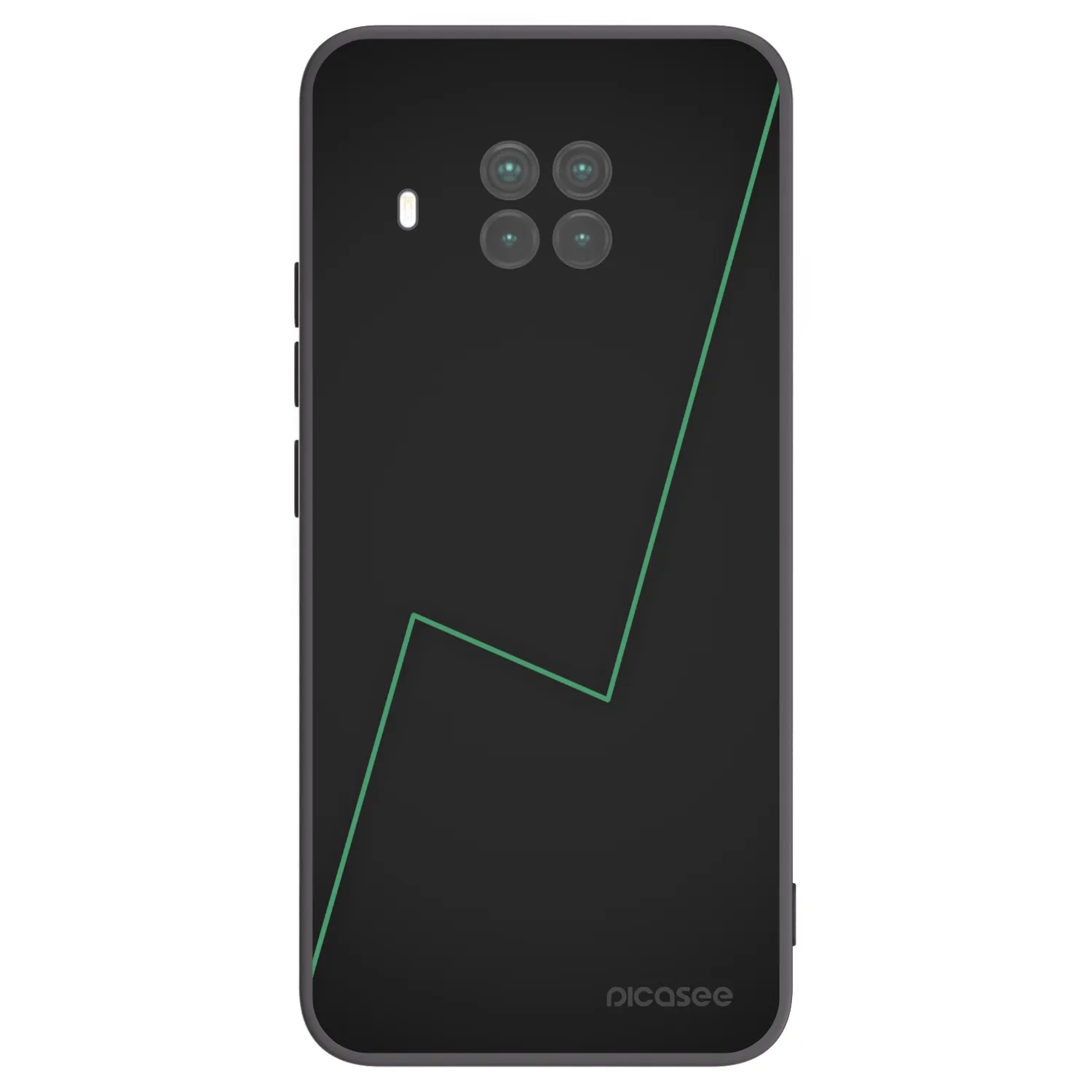 Picasee silikonowe czarne etui na Xiaomi Mi 10T Lite - Consistency