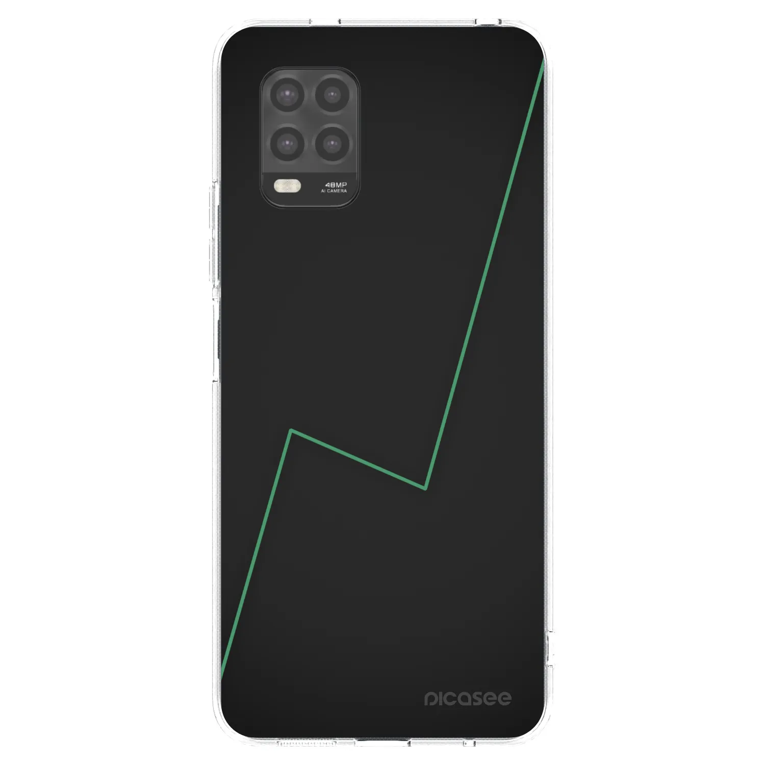 Picasee silikonowe przeźroczyste etui na Xiaomi Mi 10 Lite - Consistency