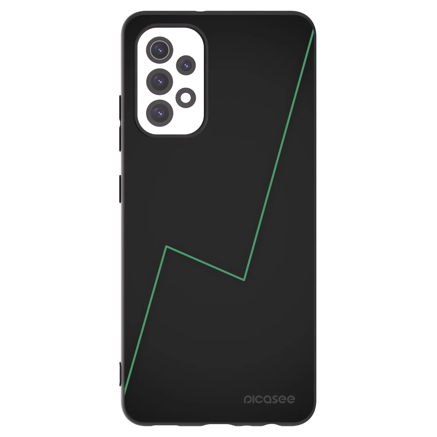 Picasee silikonowe czarne etui na Samsung Galaxy A32 5G A326B - Consistency
