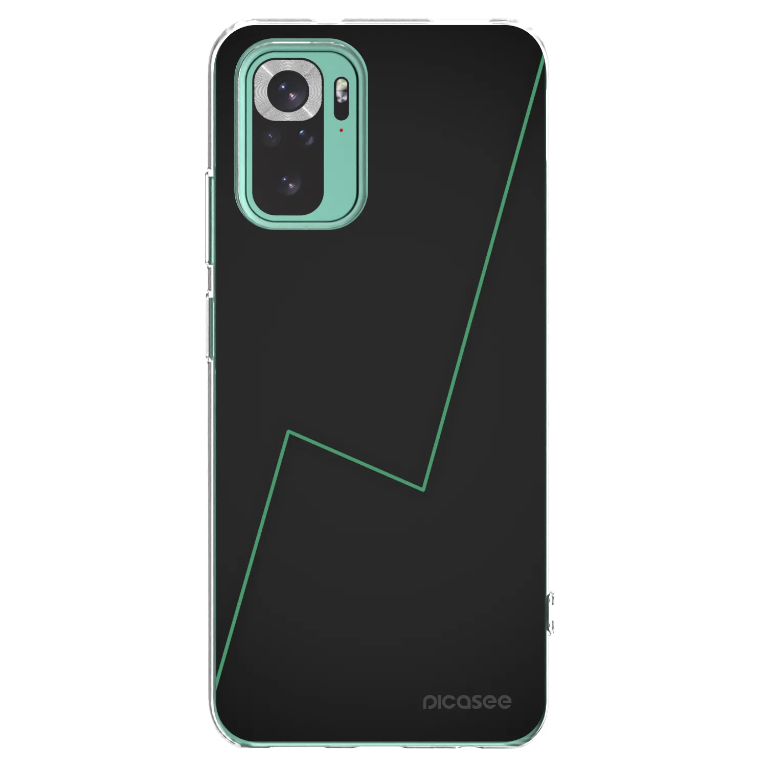 Picasee silikonowe przeźroczyste etui na Xiaomi Redmi Note 10 Pro - Consistency