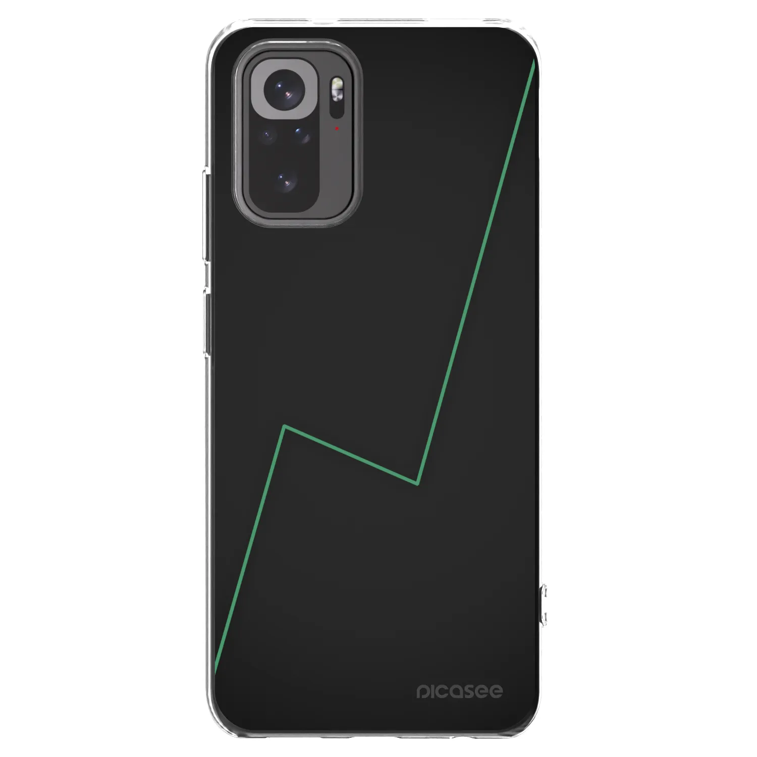 Picasee silikonowe przeźroczyste etui na Xiaomi Redmi Note 10S - Consistency