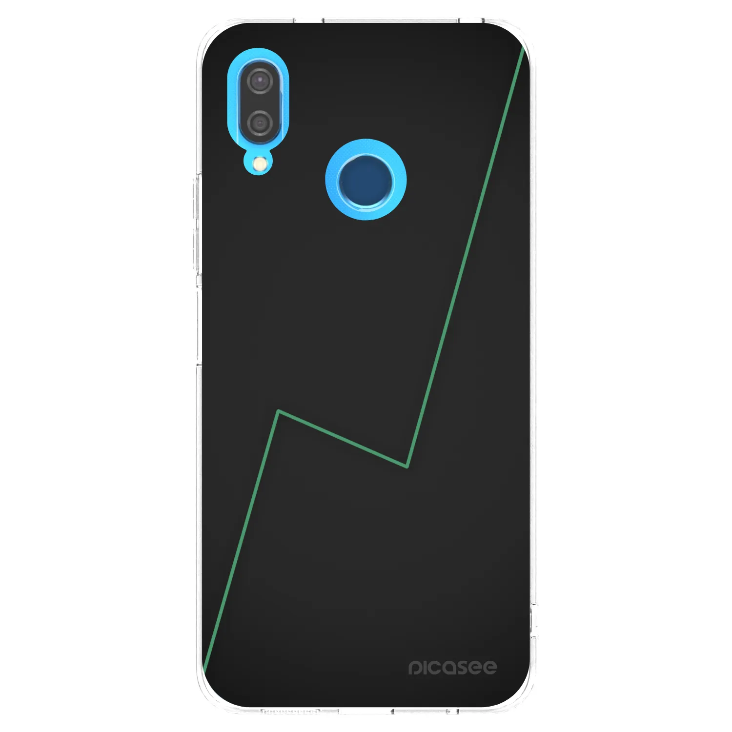 Picasee silikonowe przeźroczyste etui na Huawei P20 Lite - Consistency