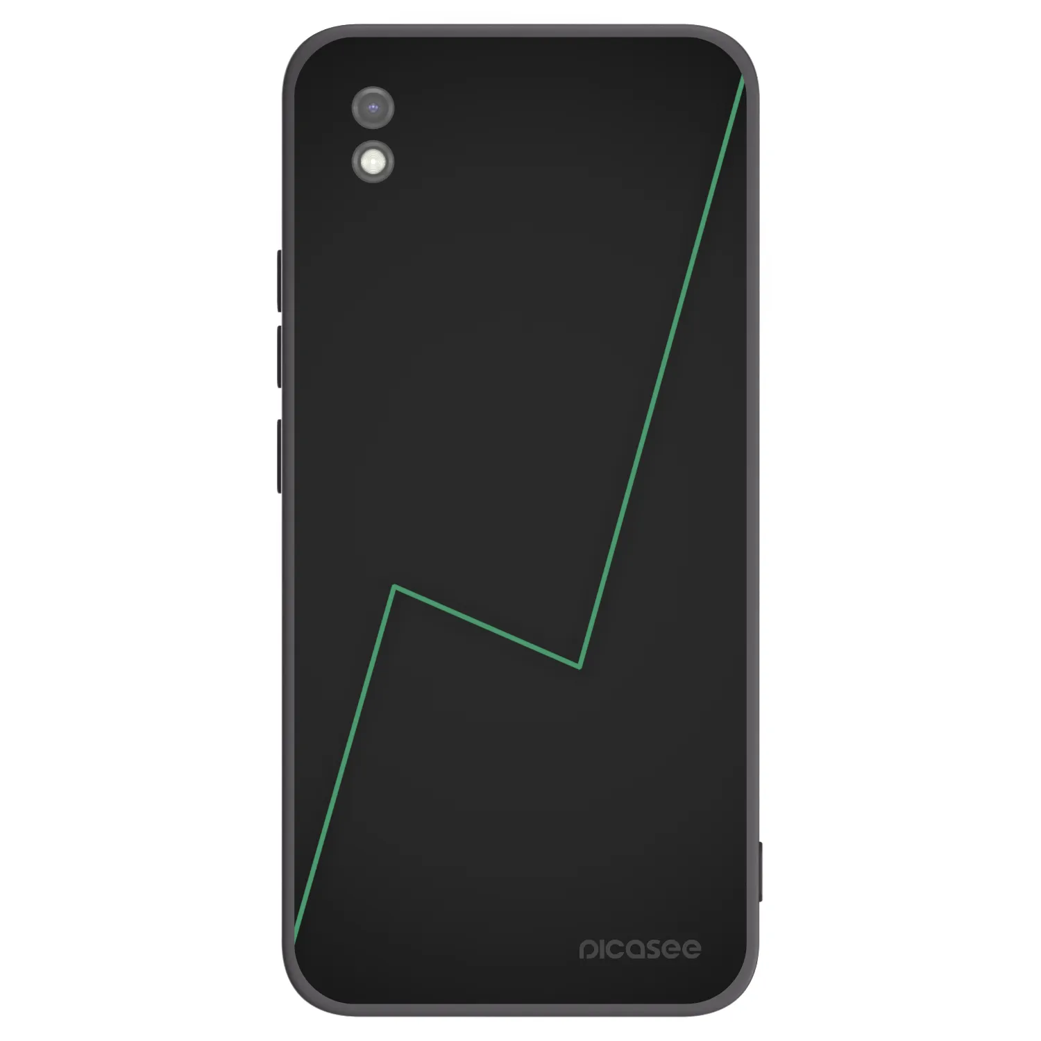 Picasee silikonowe czarne etui na Xiaomi Redmi 9AT - Consistency
