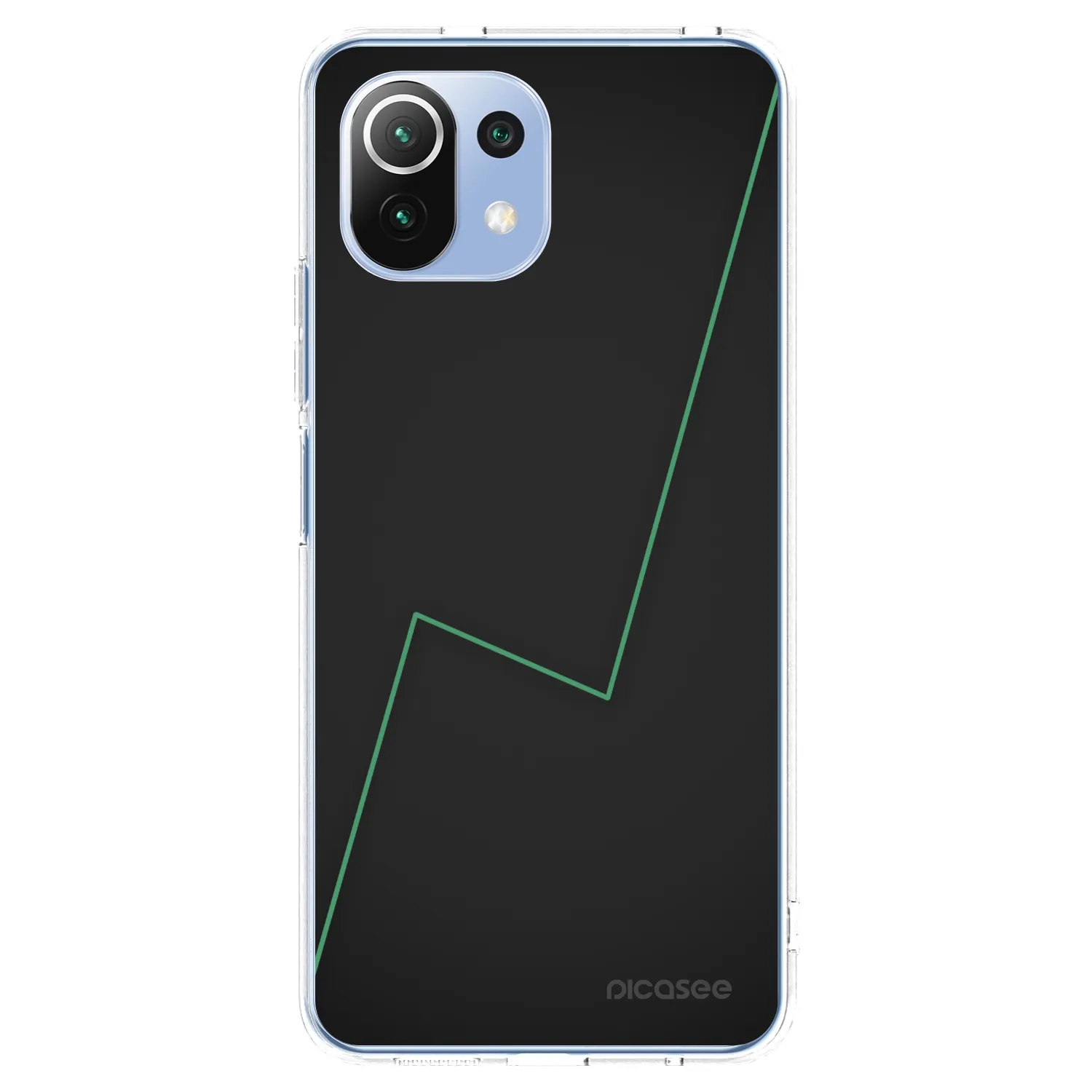 Picasee silikonowe przeźroczyste etui na Xiaomi Mi 11 Lite - Consistency