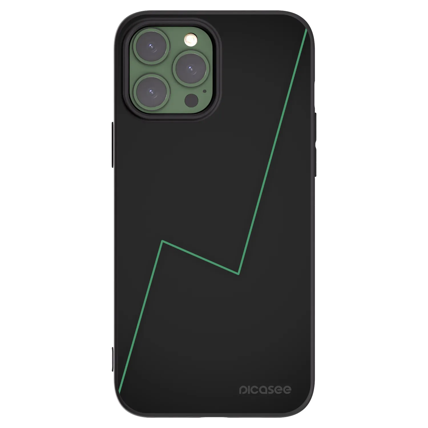 Picasee silikonowe czarne etui na Apple iPhone 13 Pro Max - Consistency