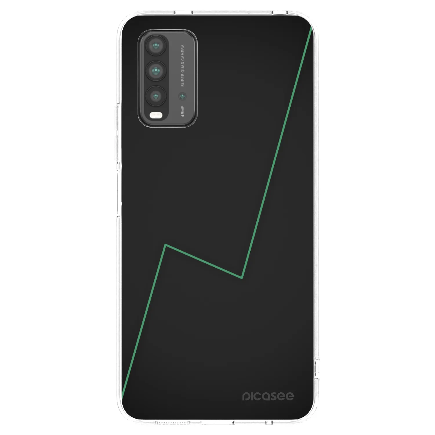 Picasee silikonowe przeźroczyste etui na Xiaomi Redmi 9T - Consistency