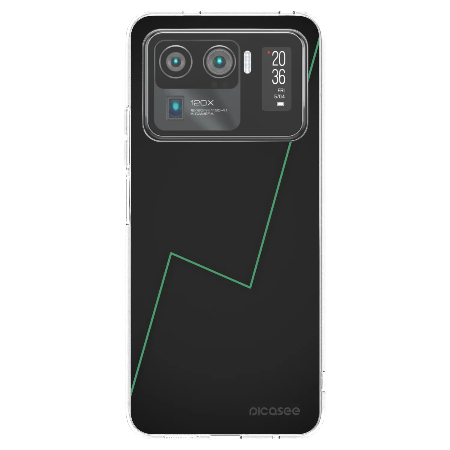 Picasee silikonowe przeźroczyste etui na Xiaomi Mi 11 Ultra - Consistency