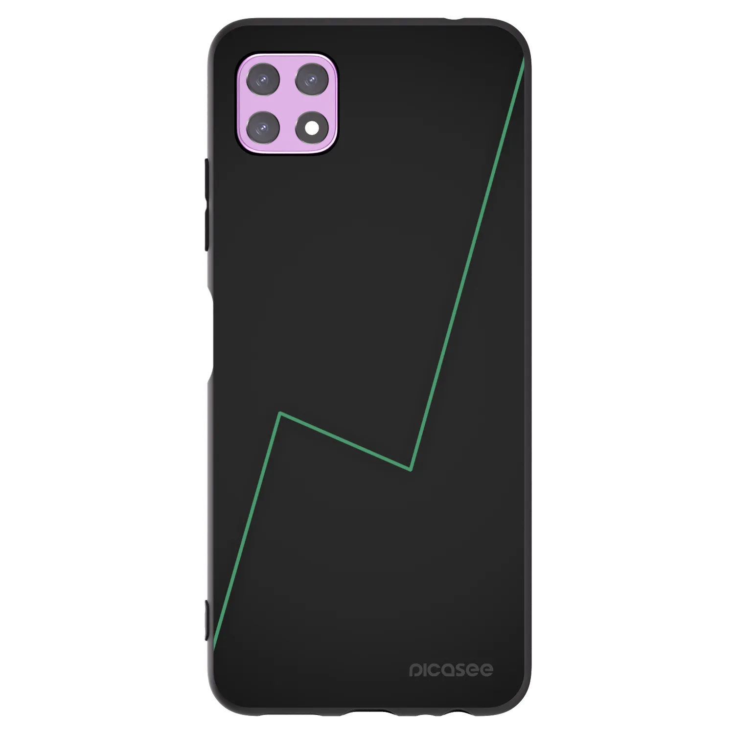 Picasee silikonowe czarne etui na Samsung Galaxy A22 A226B 5G - Consistency