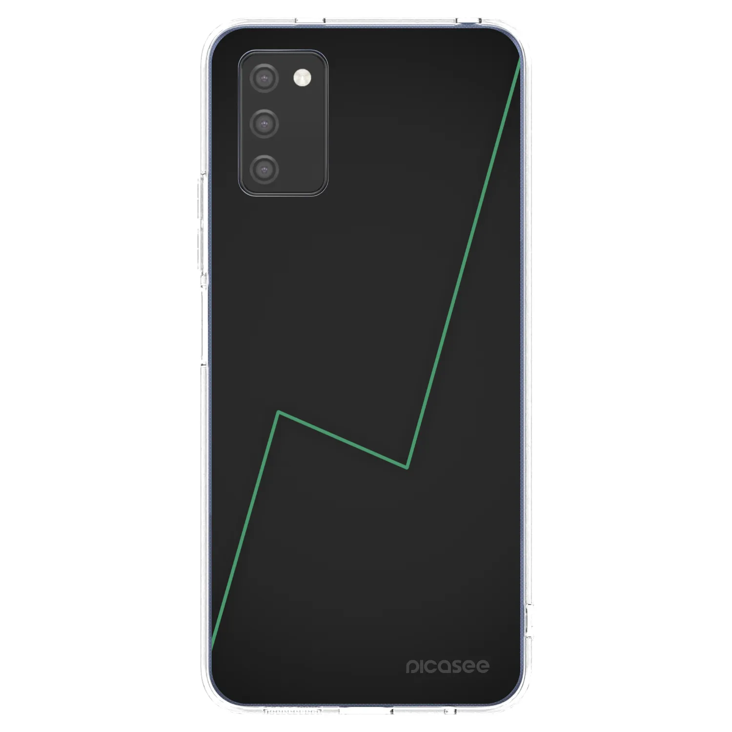 Picasee silikonowe przeźroczyste etui na Samsung Galaxy A02s A025G - Consistency