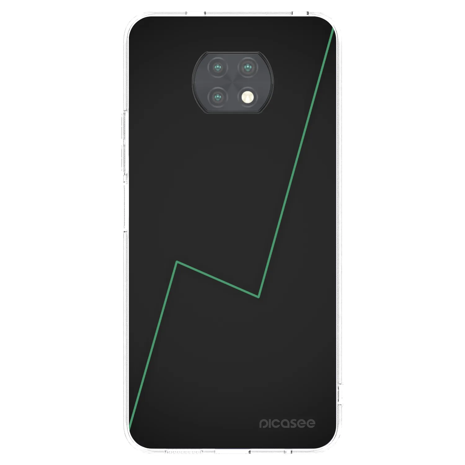 Picasee silikonowe przeźroczyste etui na Xiaomi Redmi Note 9T - Consistency