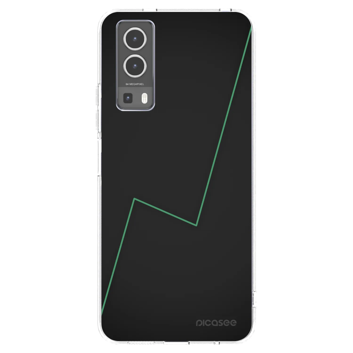 Picasee silikonowe przeźroczyste etui na Vivo Y72 5G - Consistency