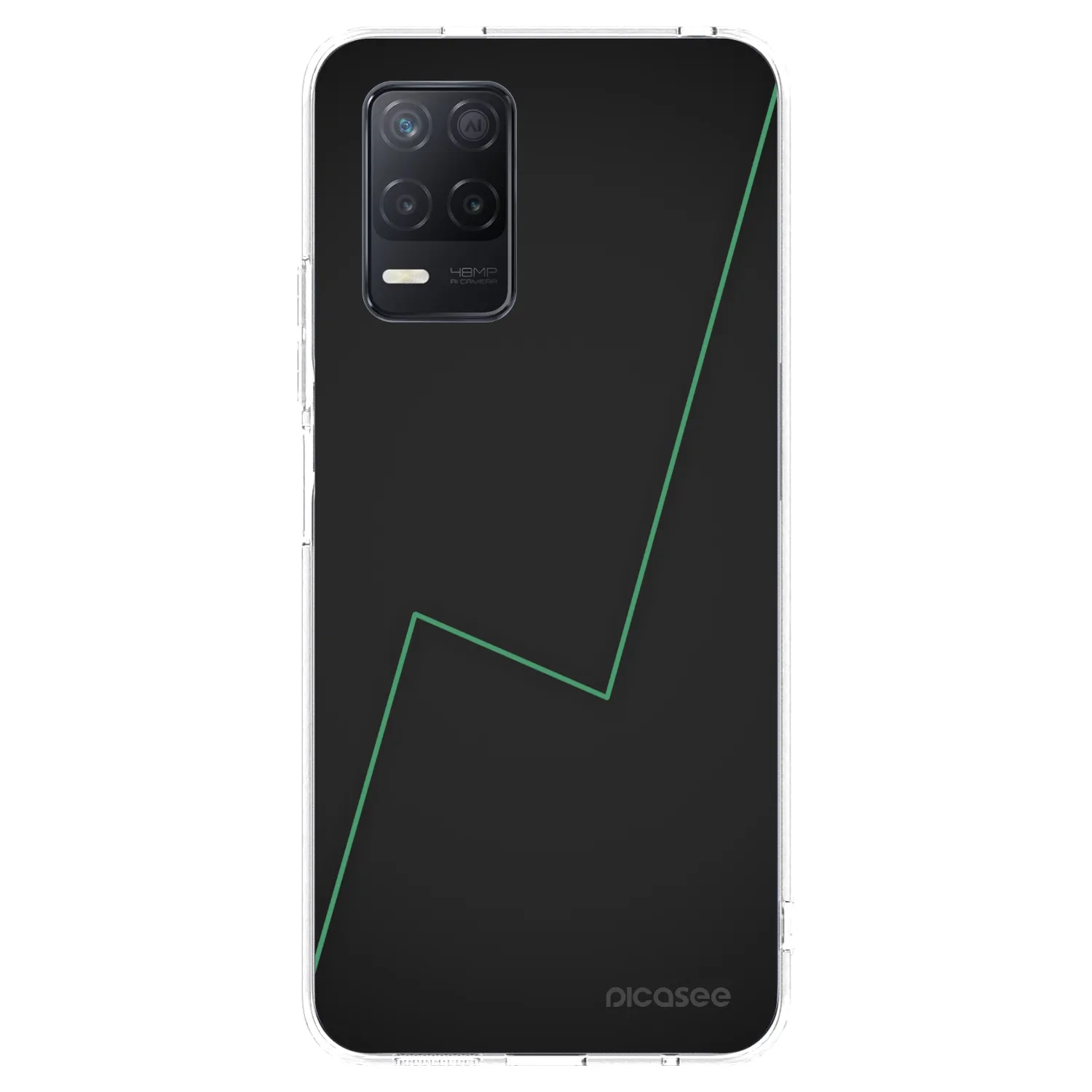Picasee silikonowe przeźroczyste etui na Realme 8 5G - Consistency
