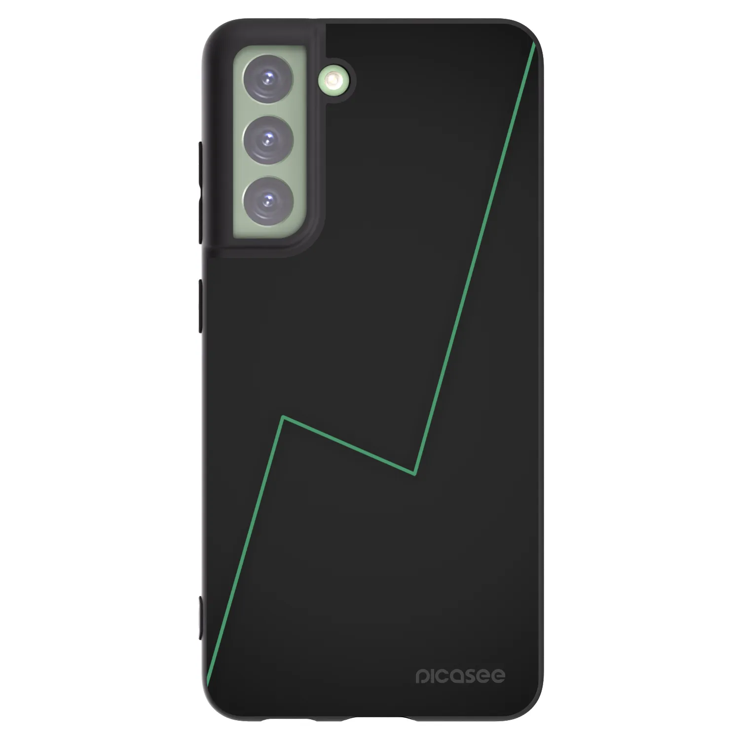 Picasee silikonowe czarne etui na Samsung Galaxy S21 FE 5G - Consistency