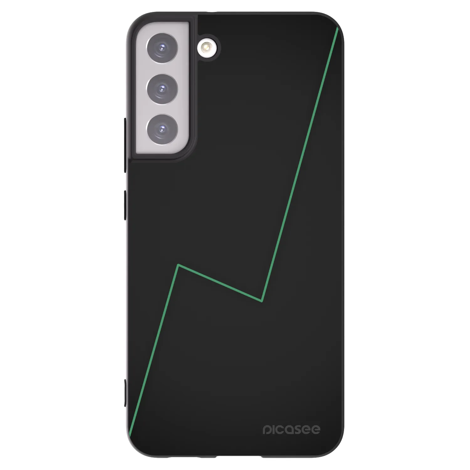 Picasee silikonowe czarne etui na Samsung Galaxy S22+ 5G - Consistency