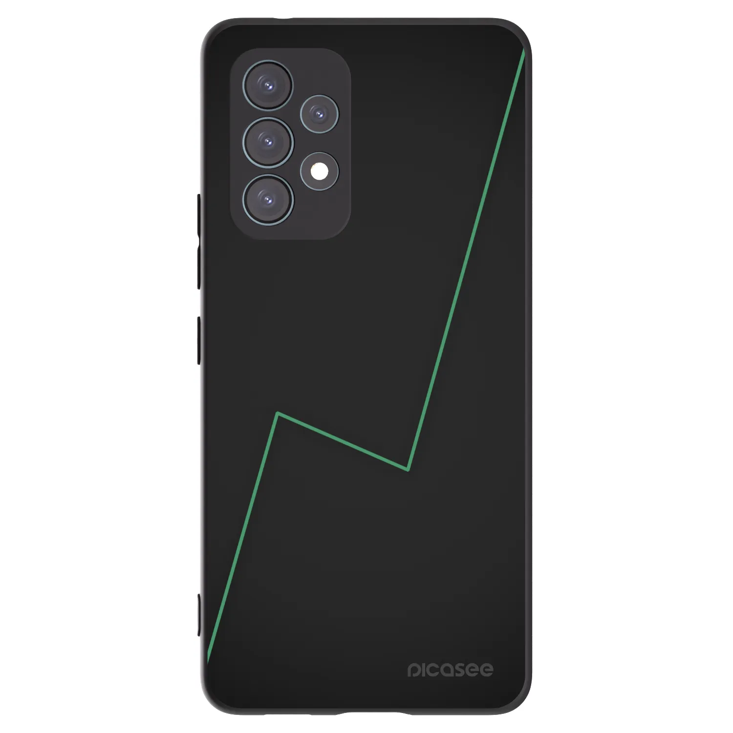 Picasee silikonowe czarne etui na Samsung Galaxy A53 5G A536 - Consistency