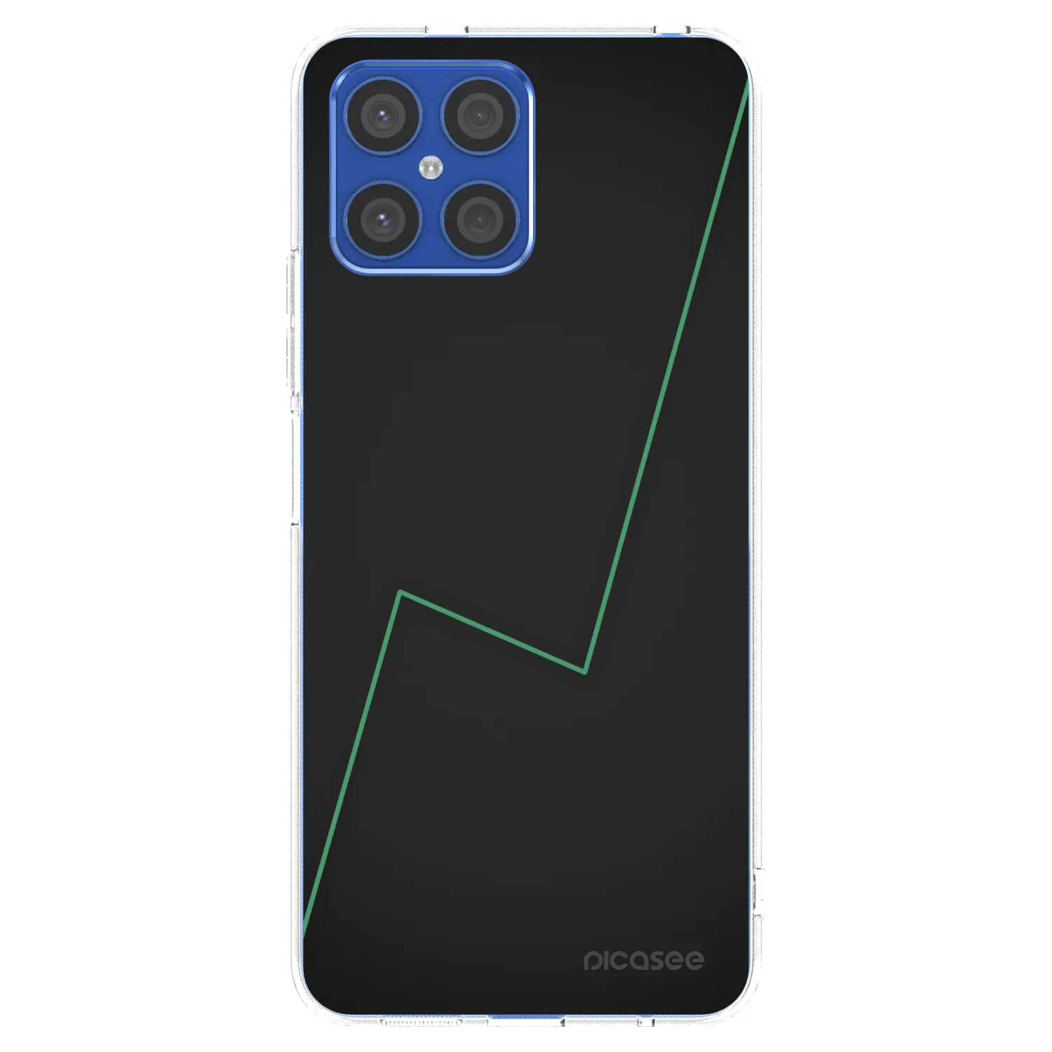 Picasee silikonowe przeźroczyste etui na Honor X8 4G - Consistency