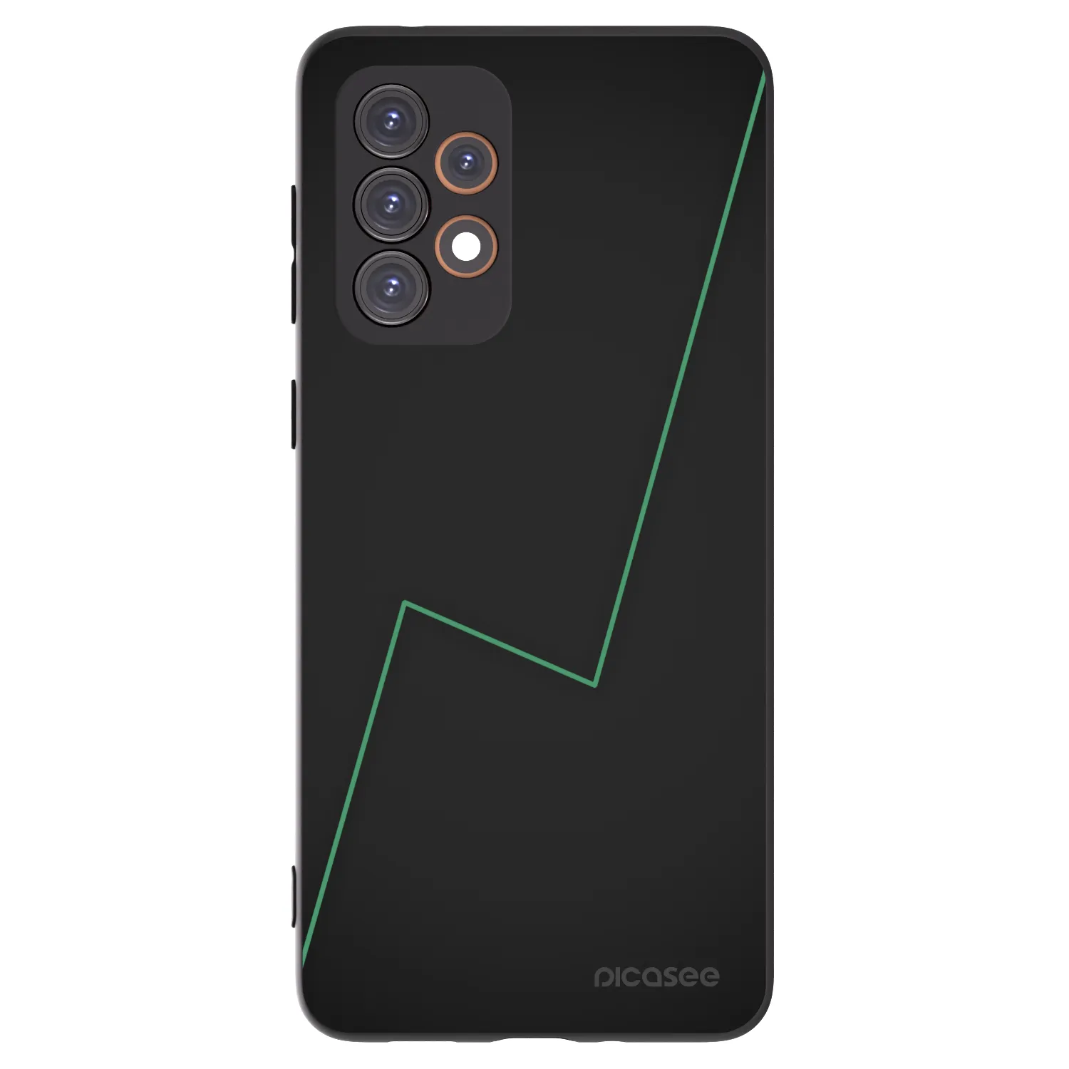 Picasee silikonowe czarne etui na Samsung Galaxy A33 5G A336 - Consistency