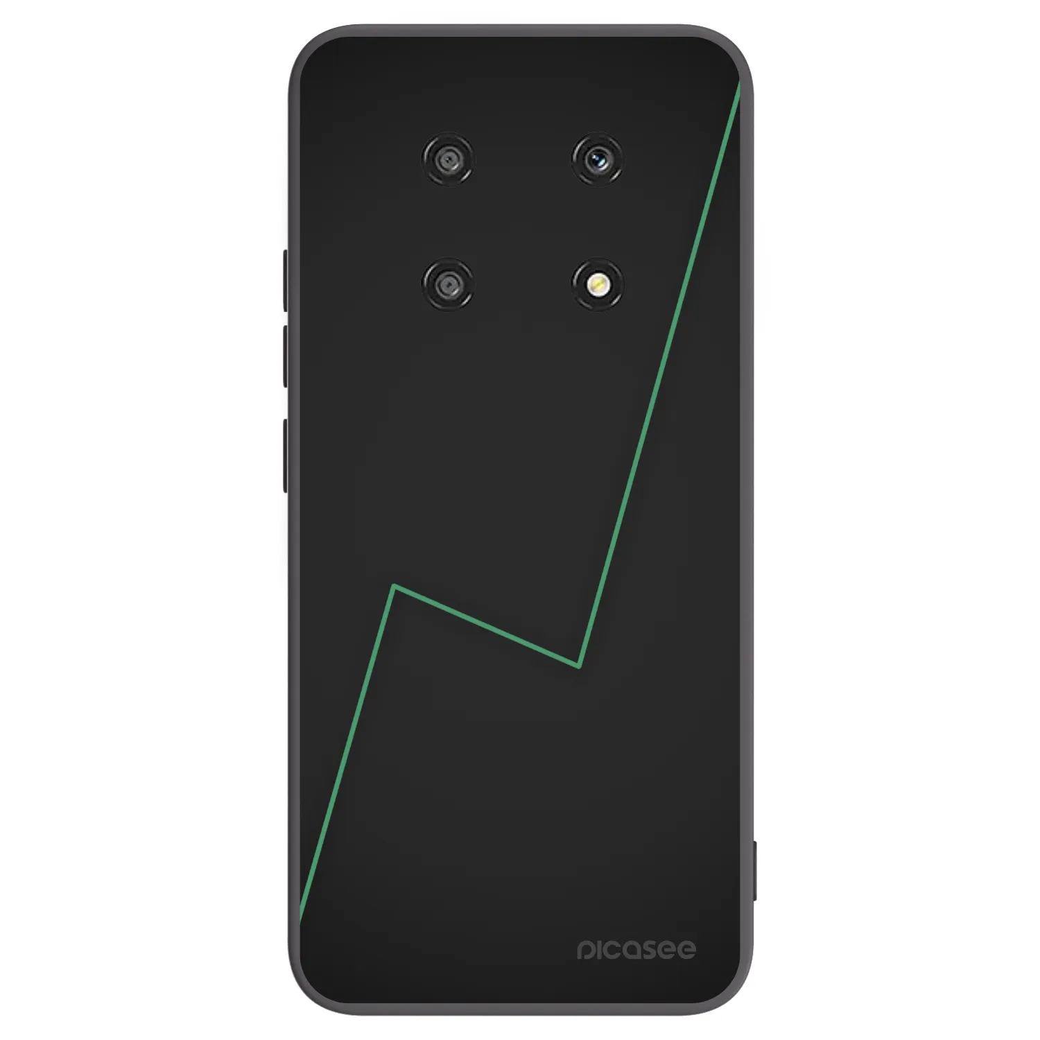 Picasee silikonowe czarne etui na Honor Magic4 Lite 5G - Consistency