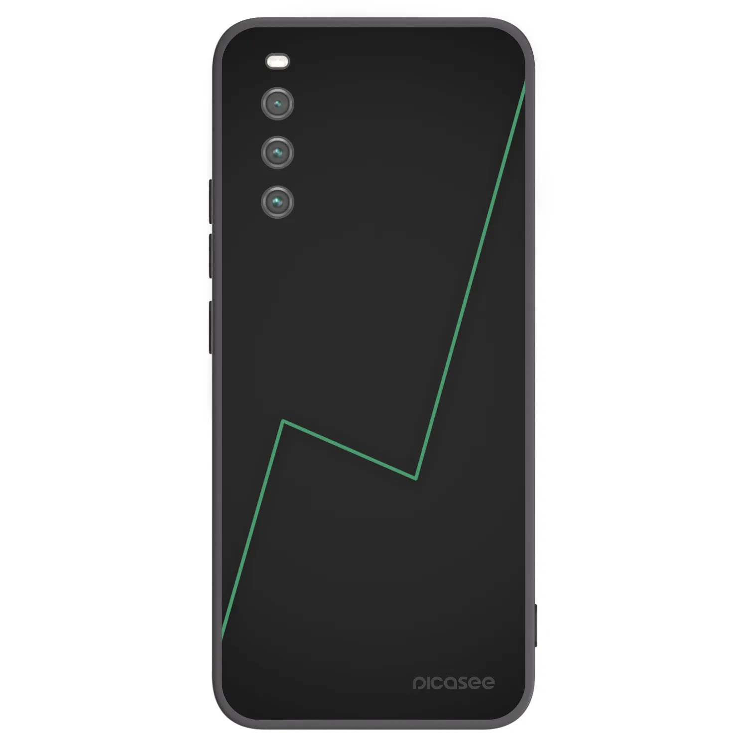 Picasee silikonowe czarne etui na Sony Xperia 10 IV 5G - Consistency