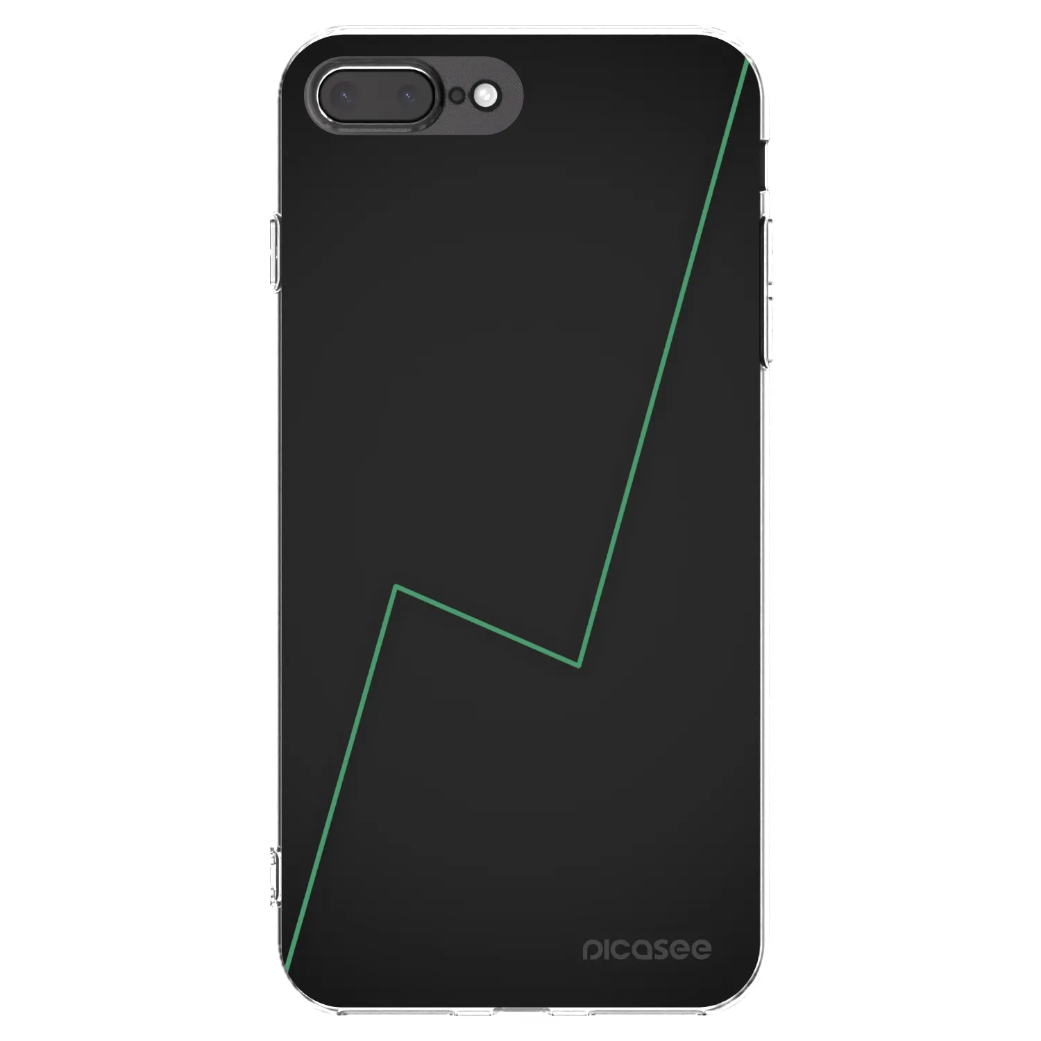 Picasee silikonowe przeźroczyste etui na Apple iPhone 8 Plus - Consistency