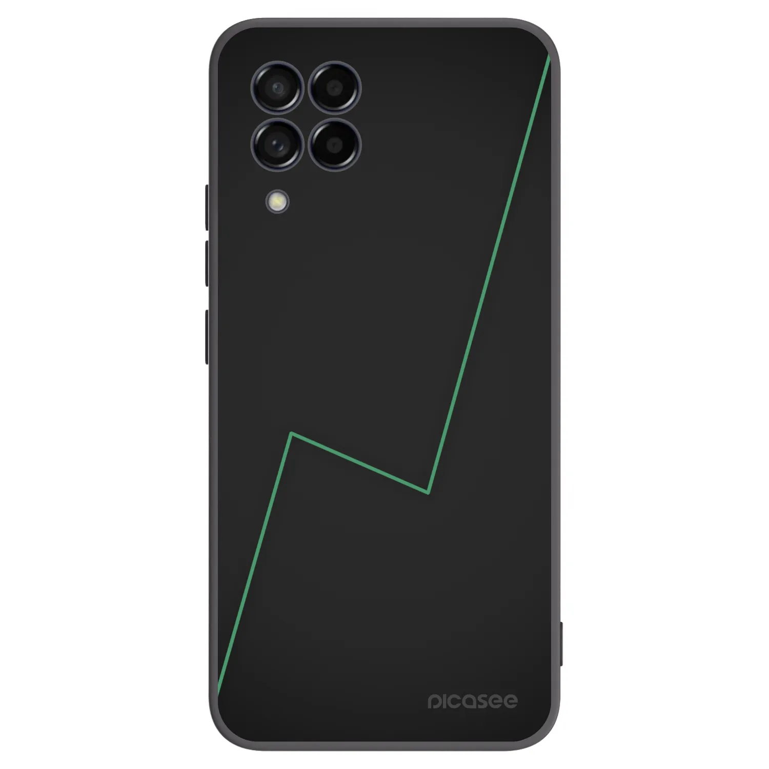 Picasee silikonowe czarne etui na Samsung Galaxy M53 5G - Consistency