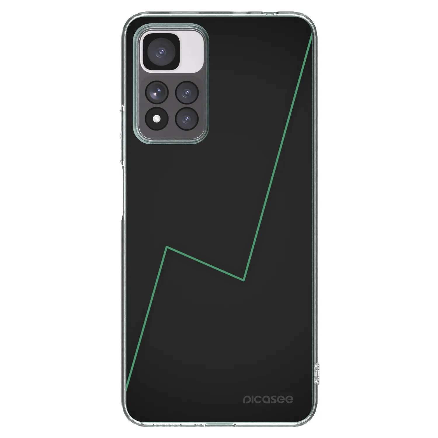 Picasee silikonowe przeźroczyste etui na Xiaomi Redmi Note 11 Pro+ 5G - Consistency