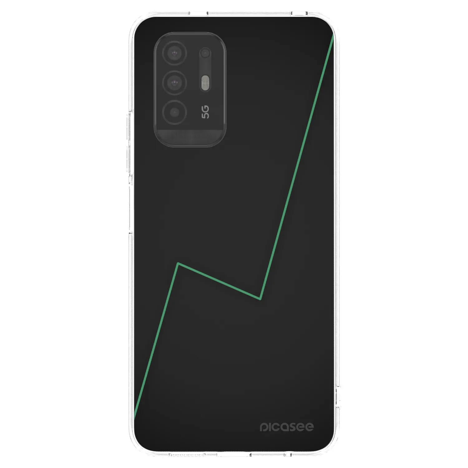 Picasee silikonowe przeźroczyste etui na OPPO A94 5G - Consistency